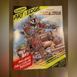 Crayons Star Wars Mandalorian coloring book